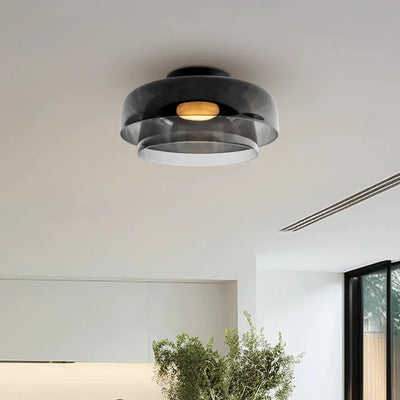 Nordisk Designer | Kreativ Personlighed Middelalderlig Glas Loftlampe | Vanero
