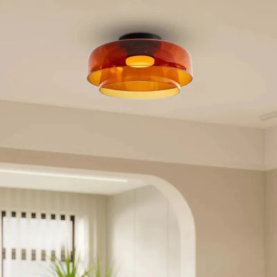 Nordisk Designer | Kreativ Personlighed Middelalderlig Glas Loftlampe | Vanero