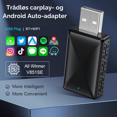 NovaStream | Trådløs CarPlay- Og Android Auto-Adapter | Vanero