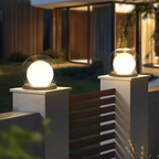 Udendørs Pullertlampe Aluminiumskrop | Varm Hvid LED Havebelysning | Sti Terrasse Indkørsel & Landskabsbrug | Vanero