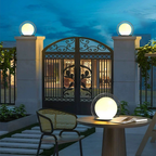 Udendørs Pullertlampe Aluminiumskrop | Varm Hvid LED Havebelysning | Sti Terrasse Indkørsel & Landskabsbrug | Vanero