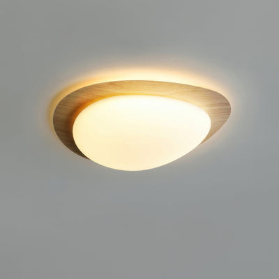Loftslampe | Skandinavisk design med småsten og træårer | Vanero