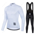 Cykelsæt Polyester Materiale | Langærmet Cykelbeklædning Med Baglommer | Til Landevej & MTB Træning | Vanero