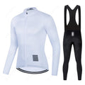 Cykelsæt Polyester Materiale | Langærmet Cykelbeklædning Med Baglommer | Til Landevej & MTB Træning | Vanero