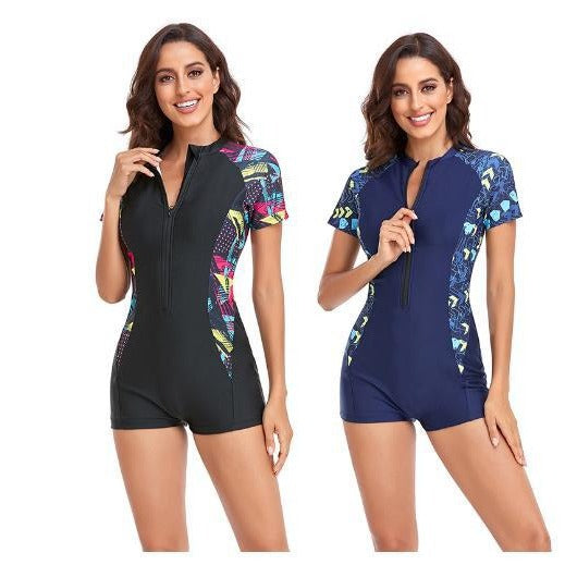 Kvinde | kortærmet aktiv svømning-jumpsuit stilla | vanero