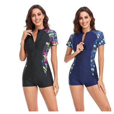 Kvinde | kortærmet aktiv svømning-jumpsuit stilla | vanero