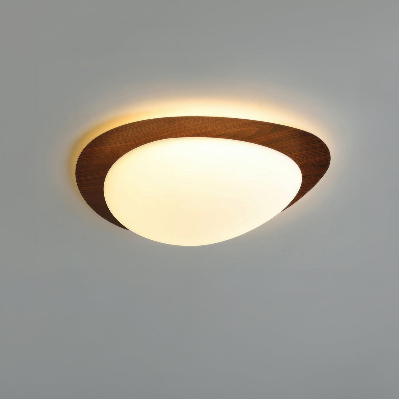 Loftslampe | Skandinavisk design med småsten og træårer | Vanero