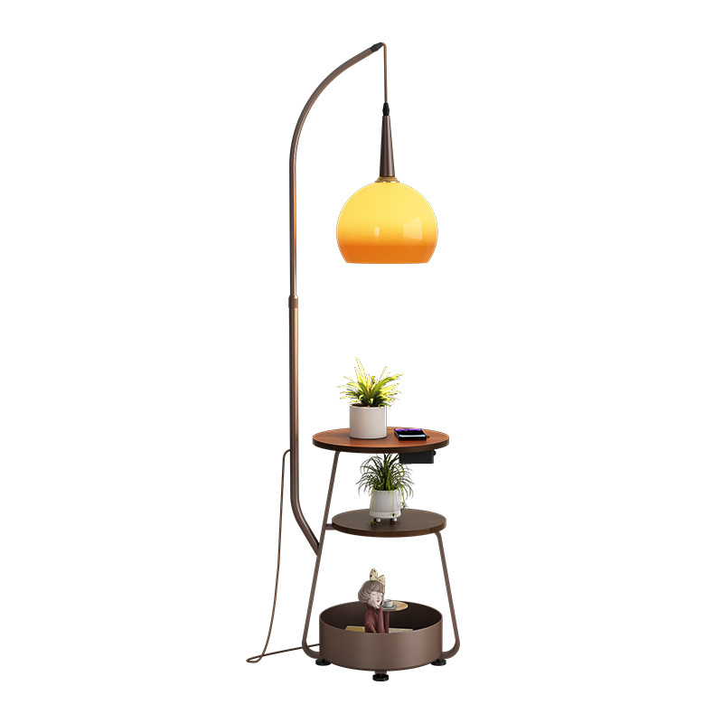 Bordlampe i Glas og Metal | LED Bordlampe med Bauhaus-Inspireret Design | Indendørs Bordbelysning | Vanero