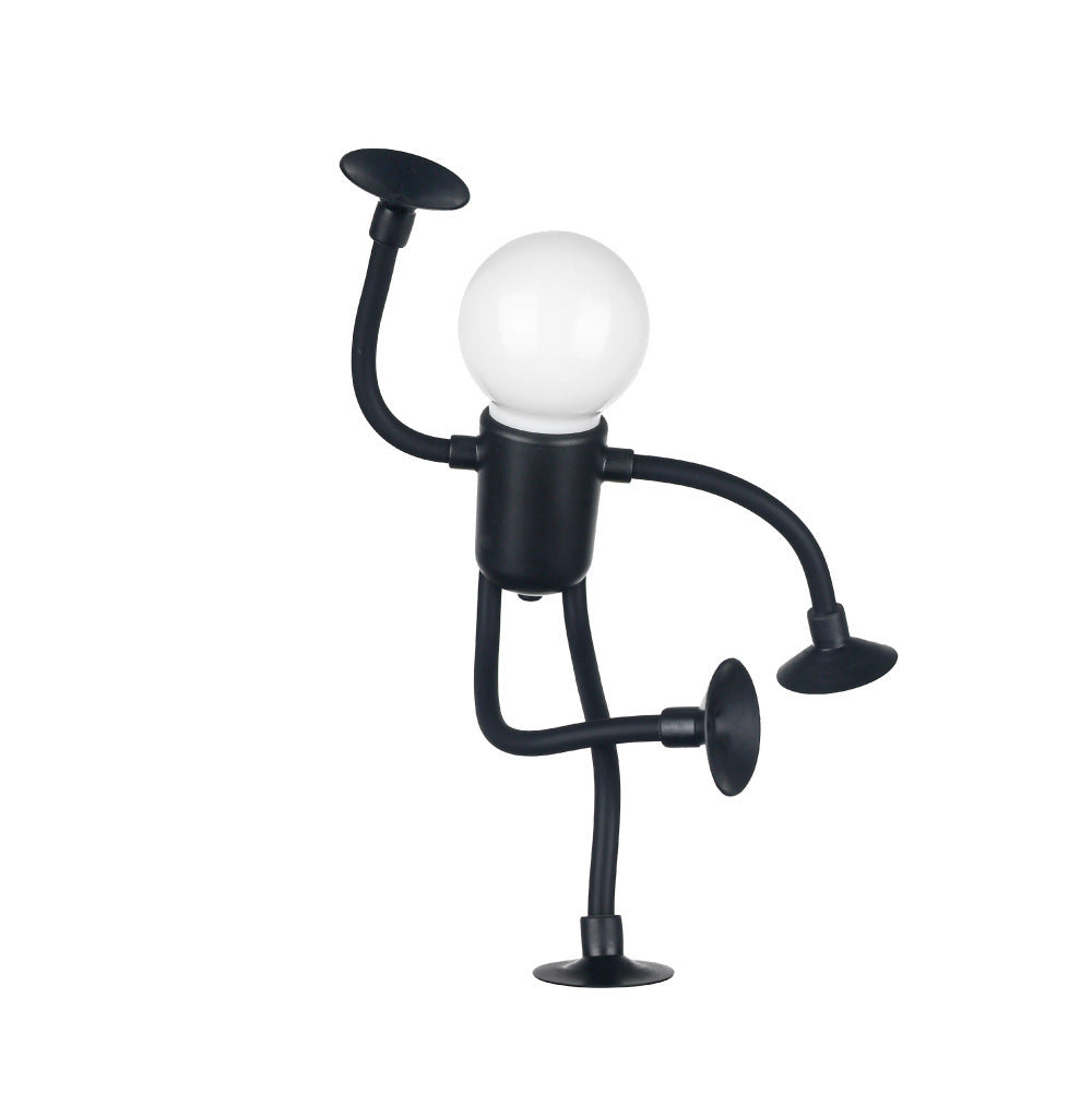 Fleksibel Skrivebordslampe Justerbar | Lampe med Sugekopbase | Indendørs Arbejdsbelysning | Vanero