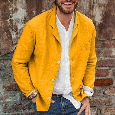 Svend | Stilfuld Casual Jakke med Knaplukning l Vanero