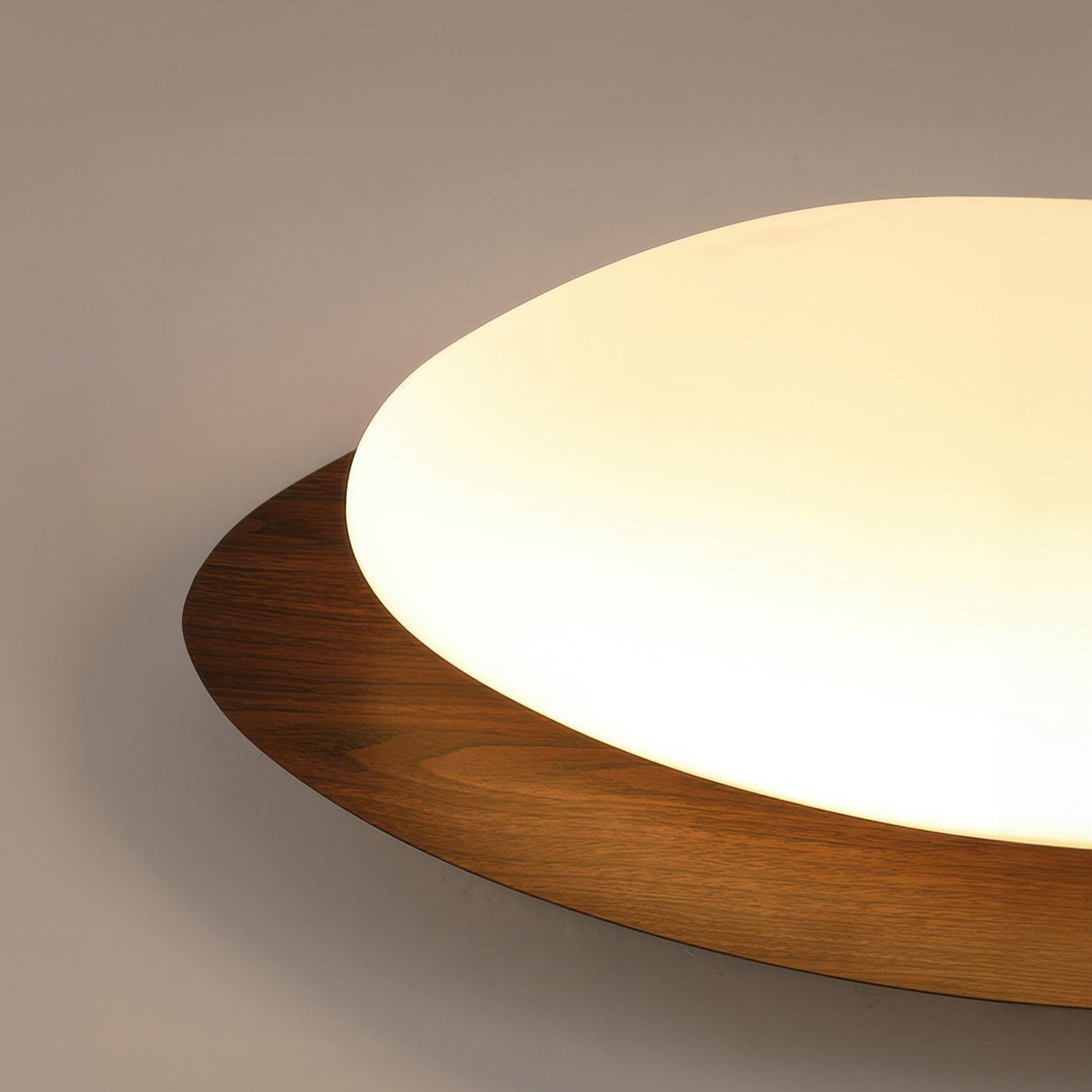 Loftslampe | Skandinavisk design med småsten og træårer | Vanero