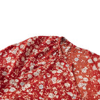 Dame Bluse Polyesterblanding | Almindelig Pasform Bluse Med Blomsterprint | V-Hals Langærmet Design Til Hverdagsbrug | Vanero