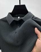 Herre Poloshirt Mesh-Stof | Regular Fit Poloshirt | Hurtigtørrende Design til Sommerbrug & Hverdagsbrug | Vanero