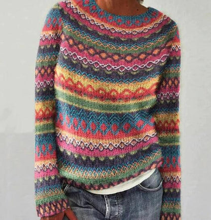 Sofie | Dames Strikket Sweater - Mønster |  Vanero