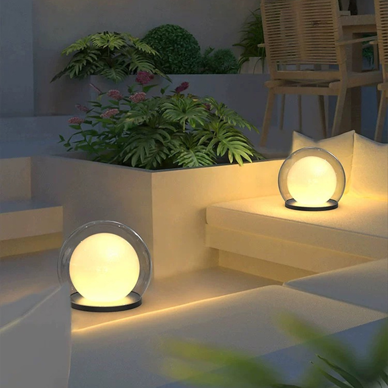 Udendørs Pullertlampe Aluminiumskrop | Varm Hvid LED Havebelysning | Sti Terrasse Indkørsel & Landskabsbrug | Vanero