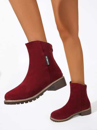 Dame mode | ankelstøvler i nubuck med lynlås stilla | vanero