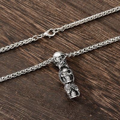 Jewelance SkullNecklace | Kranium Halskæde For Men And Kvinder | Vanero