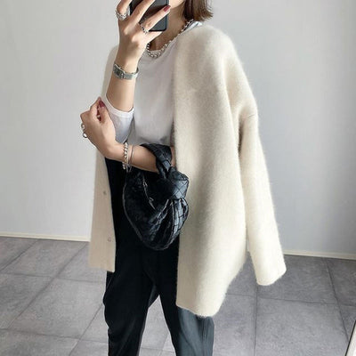 Amelia | Elegant Cardigan Dame - Blød og Stilfuld | Vanero