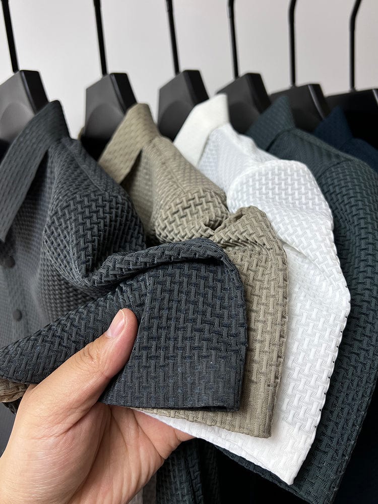 Herre Poloshirt Mesh-Stof | Regular Fit Poloshirt | Hurtigtørrende Design til Sommerbrug & Hverdagsbrug | Vanero