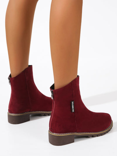 Dame mode | ankelstøvler i nubuck med lynlås stilla | vanero