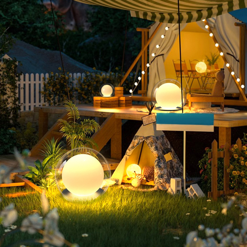 Udendørs Pullertlampe Aluminiumskrop | Varm Hvid LED Havebelysning | Sti Terrasse Indkørsel & Landskabsbrug | Vanero