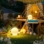 Udendørs Pullertlampe Aluminiumskrop | Varm Hvid LED Havebelysning | Sti Terrasse Indkørsel & Landskabsbrug | Vanero