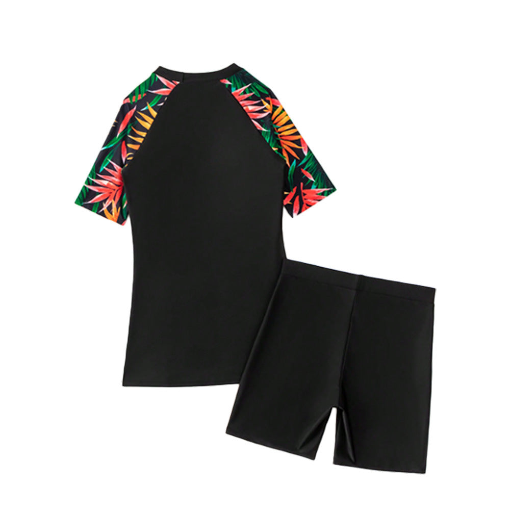Dame Sport Badetøj Nylon Spandex | Todelt Sæt med Top og Shorts | Fleksibelt Design til Strand og Vandsport | Vanero
