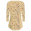 Dame Bluseskjorte Polyesterblanding | Løs Pasform Bluse | Blomsterdetaljer Til Hverdag & Sommerbrug | Vanero