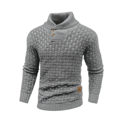 Mark |  Strikket sweater med knapper | Vanero