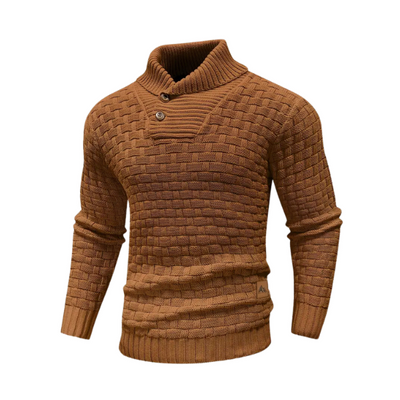 Mark |  Strikket sweater med knapper | Vanero