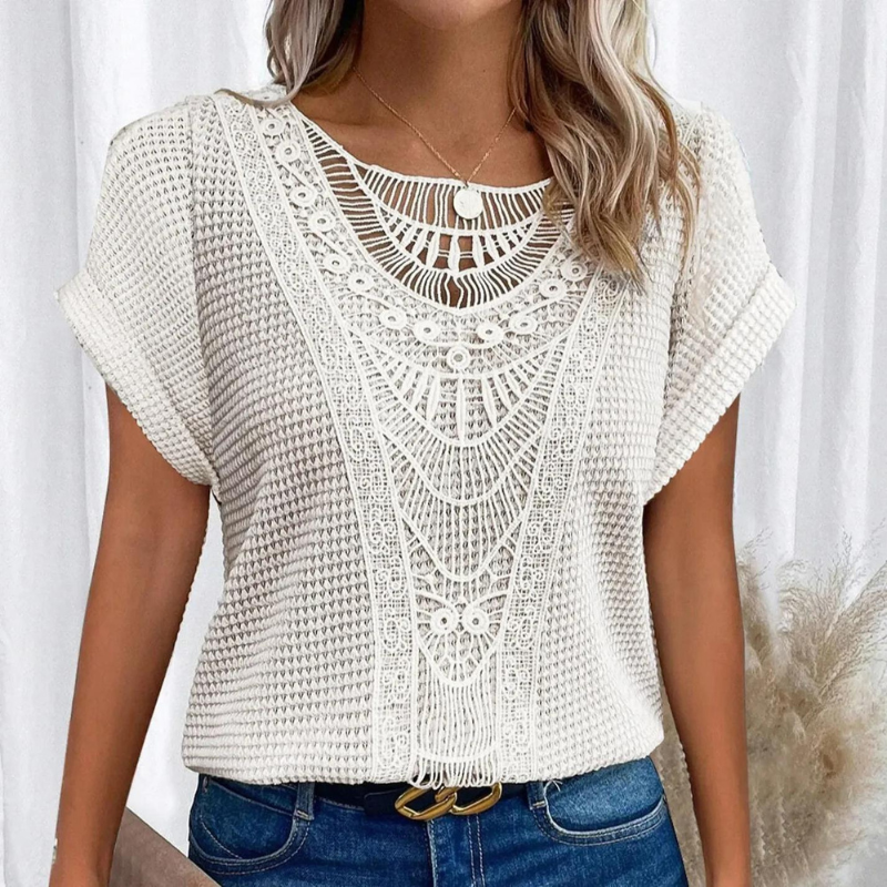 Elegant l Blonde Top l Vanero