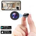 HD Mini WiFi Kamera Med 1080p Optagelse | 160 Graders Vidvinkel Transportabelt Design | Indendørs Overvågning & Fjernvisning | Vanero
