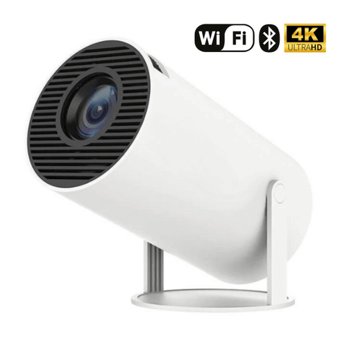 Bærbar Mini Projektor Med 1080p Afspilning | Trådløst LED-Projektionssystem | 30 Til 120 Tommer Hjemmeunderholdning | Vanero