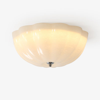 Loftslampe l med opal skal l Vanero