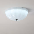 Loftslampe Opalglas | Rund Loftlampe Med E27 Fatning | Diffust Lys Til Stue Soveværelse & Entré | Vanero