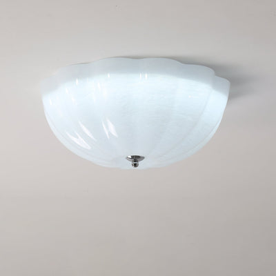 Loftslampe l med opal skal l Vanero