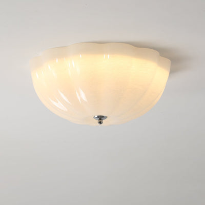 Loftslampe l med opal skal l Vanero