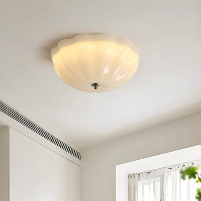 Loftslampe l med opal skal l Vanero