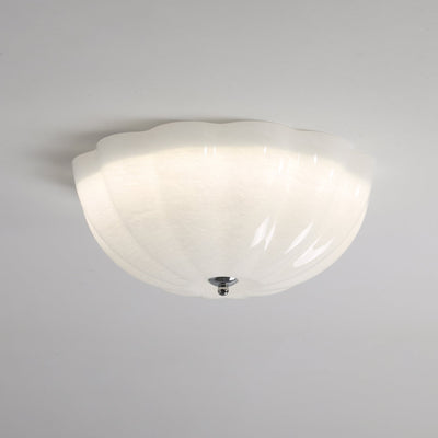 Loftslampe l med opal skal l Vanero