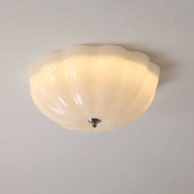 Loftslampe l med opal skal l Vanero