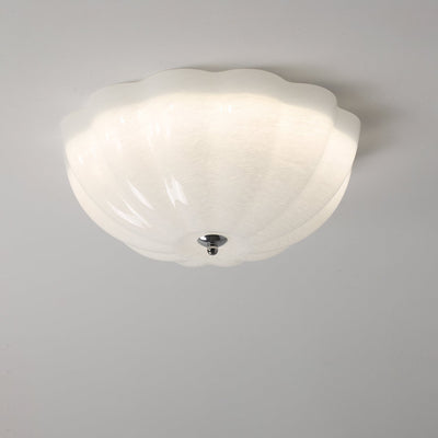 Loftslampe l med opal skal l Vanero