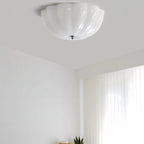 Loftslampe Opalglas | Rund Loftlampe Med E27 Fatning | Diffust Lys Til Stue Soveværelse & Entré | Vanero