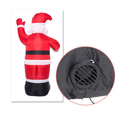 Oppustelig Julemand | 1.8 M / 2.4 M / 3.5 M eller 5.0 Meter | Vanero