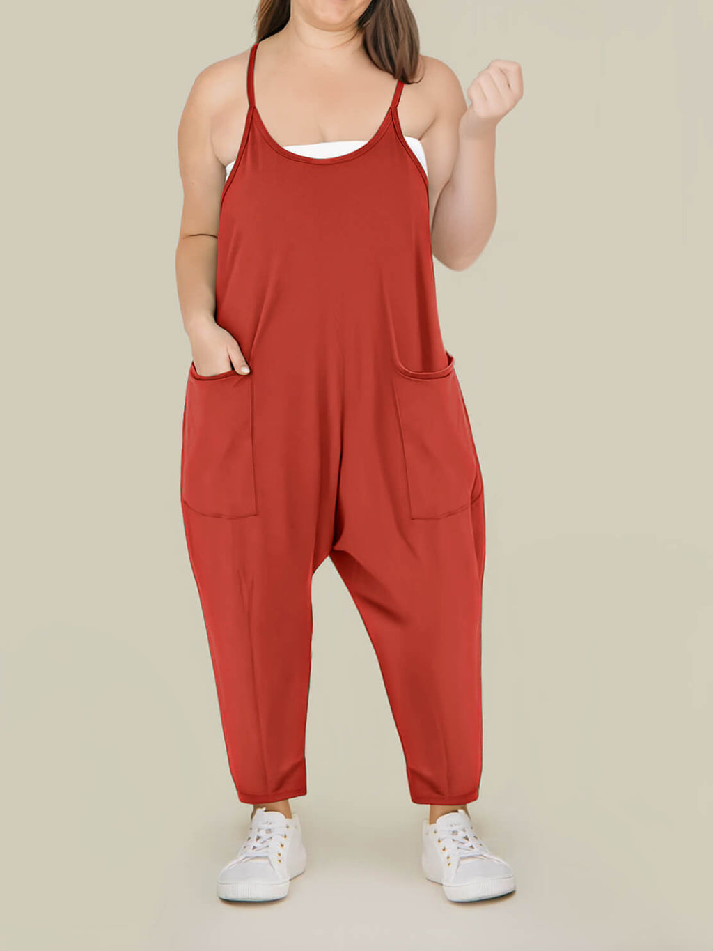 Jumpsuit med Elastisk Talje | Afslappet Pasform i Let Konstruktion | Hverdagsbrug & Fritid | Vanero