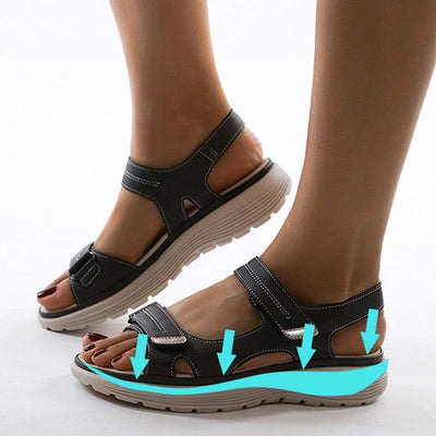 Gitte | Komfortable Justerbare Sandaler l Vanero