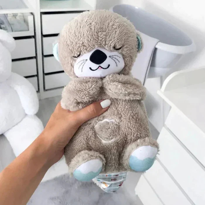 Plys Sovebamse Med LED Natlys | Blødt Batteridrevet Krammedyr Til Børn | Sengetidsbrug | Vanero