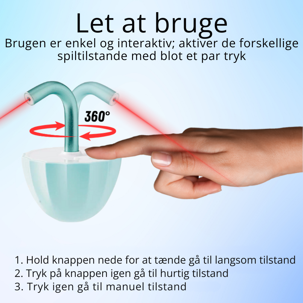 KittyBeam | Automatisk kattelegetøj med laser l Vanero