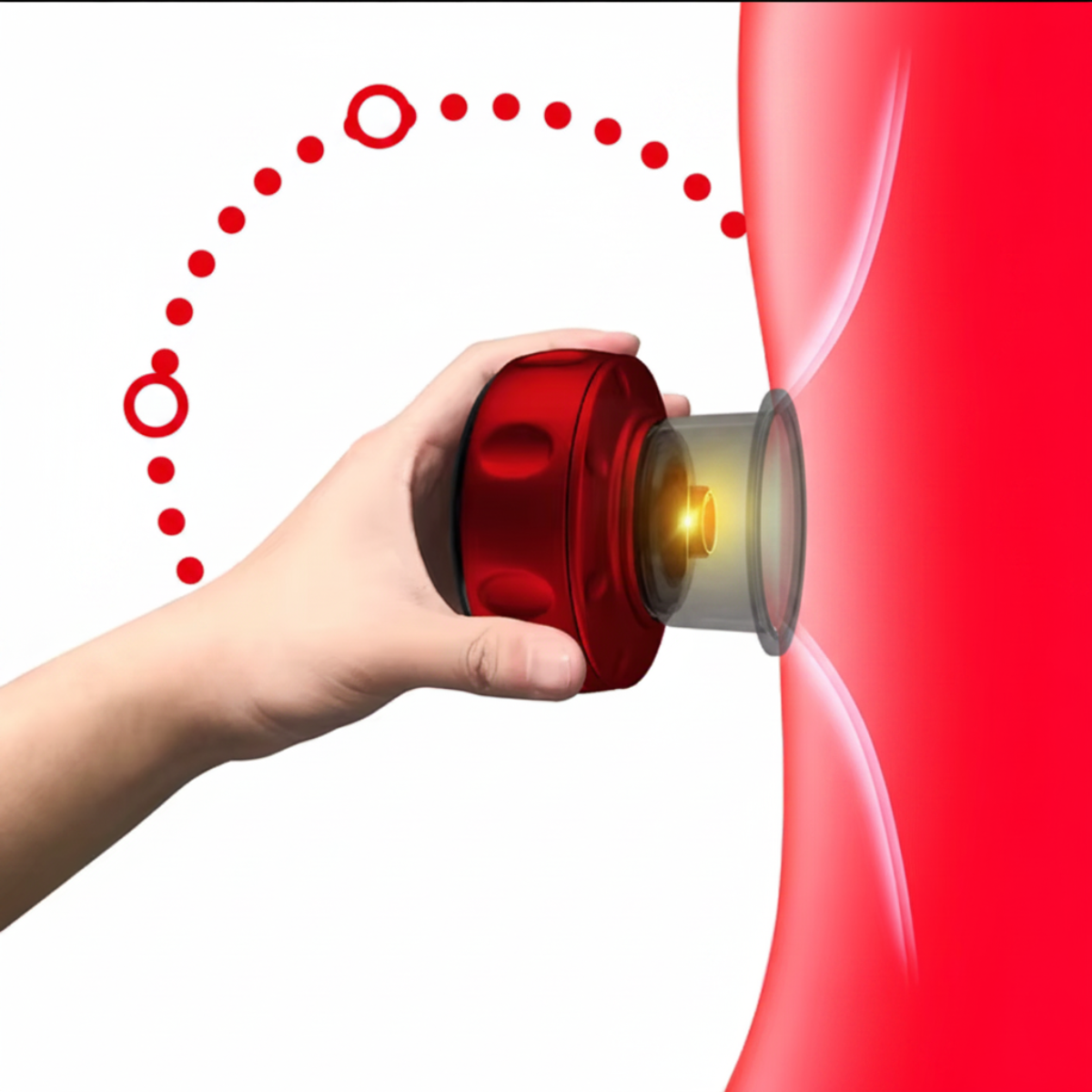 Smart Cupping Massager Med Varme & Vakuum | Genopladelig Håndholdt Wellnessenhed | Daglig Afslapning | Vanero