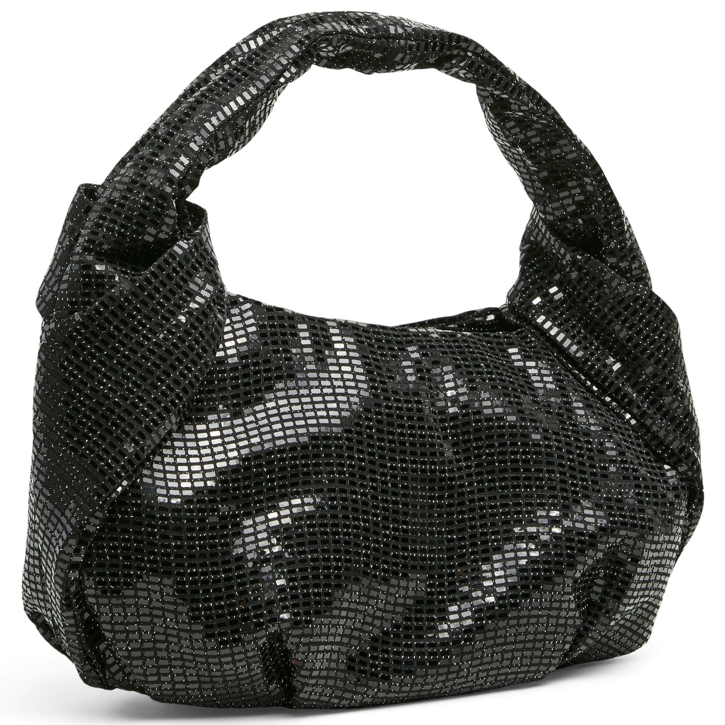 Pieces Nitter Sequin Skuldertaske | Ultimate Elegant Taske Sort Sequin Taske | Vanero