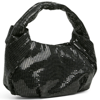 Pieces Nitter Sequin Skuldertaske | Ultimate Elegant Taske Sort Sequin Taske | Vanero